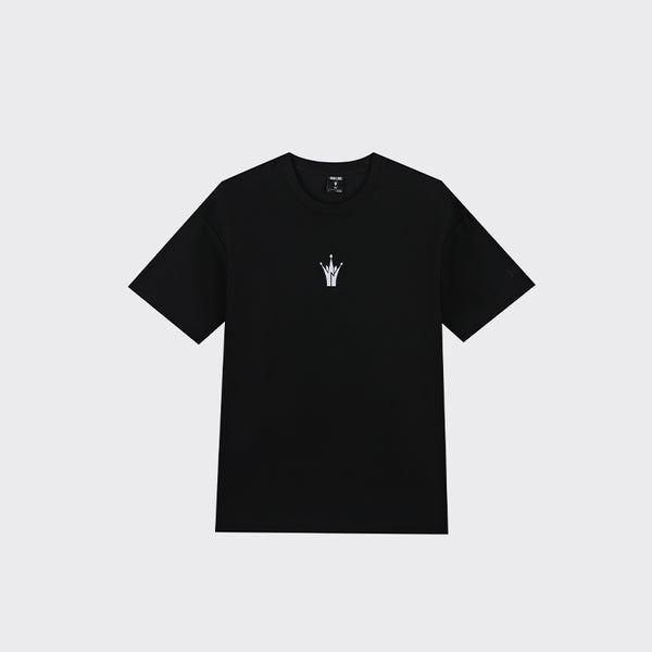 Nikola Joki? - Crown Waffle Fitness T- shirt：Black