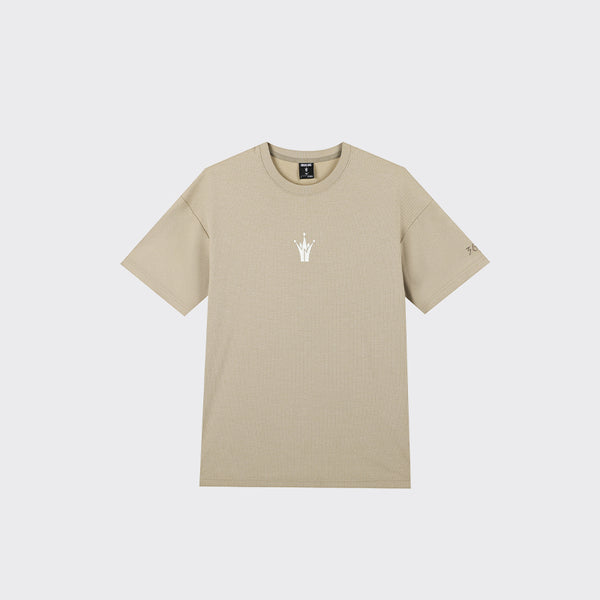 Nikola Joki? - Crown Waffle Fitness T- shirt：Khaki